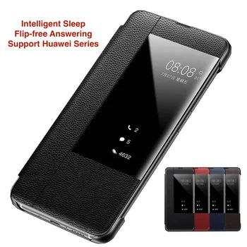 Smart Phone Cases Flip-free answering for Huawei series Mate20/20pro P30/P30pro Business Style Pure Color Leather Material
Smart Phone Cases Flip-free answering for Huawei series Mate20/20pro P30/P30pro Business Style Pure Color Leather Material