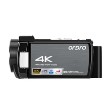 Ordro AE8 Video Camera 4K Digital Camcorder with WiFi Night Vision for YouTube Vlogging Blogger Videos Shooting Filming Ordro AE8 Video Camera 4K Digital Camcorder with WiFi Night Vision for YouTube Vlogging Blogger Videos Shooting Filming