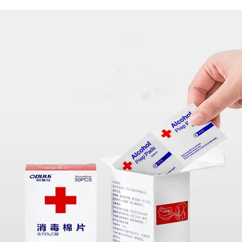 50PCS Single Use Alcohol Disinfection Pad Wet Paper With the Packing for Tableware Wound Sterilization Disposable Disinfect Pad
50PCS Single Use Alcohol Disinfection Pad Wet Paper With the Packing for Tableware Wound Sterilization Disposable Disinfect Pad