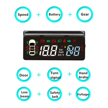 Car Speedometer Electric HUD Head-up Display Fit for -Tesla Model 3 Car-styling Hud Display Overspeed Warning Windshield
Car Speedometer Electric HUD Head-up Display Fit for -Tesla Model 3 Car-styling Hud Display Overspeed Warning Windshield