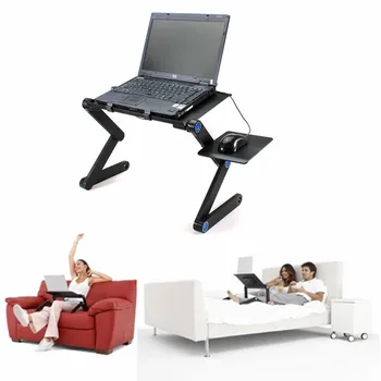 Folding Laptop Desk 360 Computer Table Adjustable 2 fan Cooling Notebook Table with Mouse Pad Laptop Stand Table Tray
Folding Laptop Desk 360 Computer Table Adjustable 2 fan Cooling Notebook Table with Mouse Pad Laptop Stand Table Tray