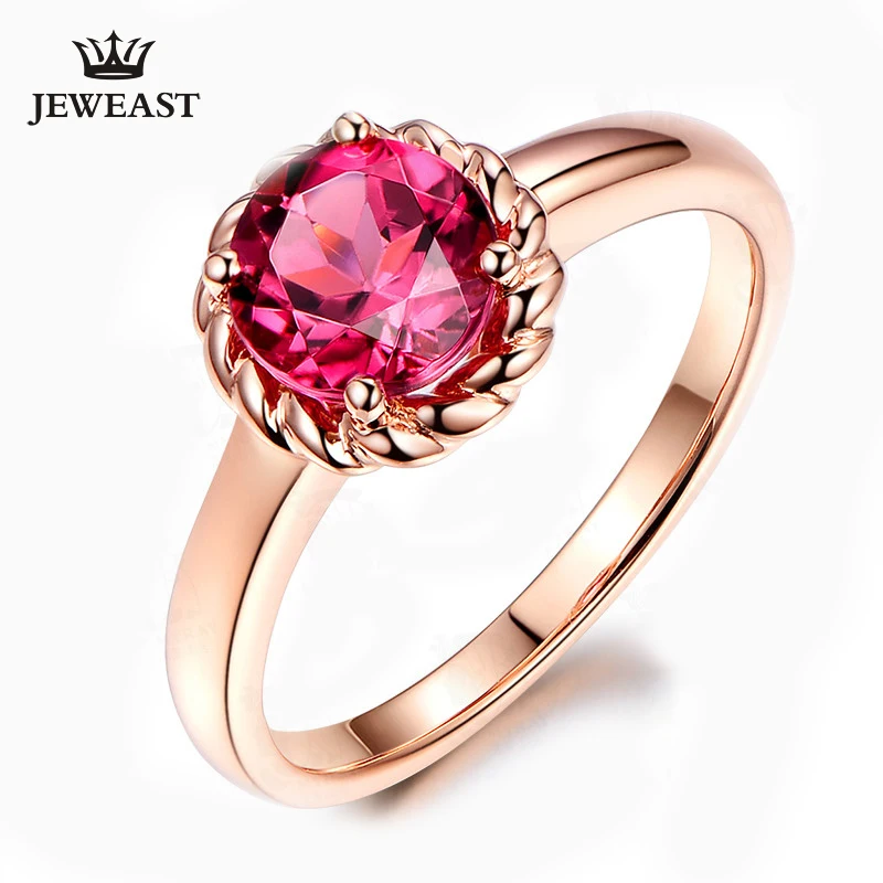 ML Natural Red tourmaline 18K Pure Gold 2019 New Hot Selling Top Ring Women Heart Shape Ring For Ladies Woman Genuine Jewelry
ML Natural Red tourmaline 18K Pure Gold 2019 New Hot Selling Top Ring Women Heart Shape Ring For Ladies Woman Genuine Jewelry