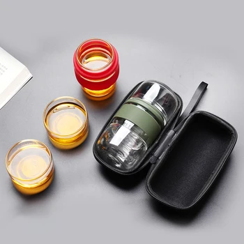 Heat Resistant Teaware Sets High Borosilicate Glass 2 Persons Teapot Portable Cups Simple Travel Tea Kit Home Office Supplies
Heat Resistant Teaware Sets High Borosilicate Glass 2 Persons Teapot Portable Cups Simple Travel Tea Kit Home Office Supplies