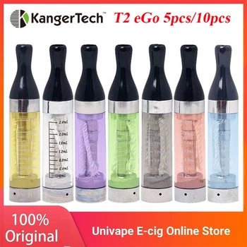 Original 5pcs/pack Kangertech T2 EGo CC Clearomizer 2.4ml Tank 1.8ohm coil for EGo/eGo-T/eGo-C Twist Battery E-cig vape Atomizer
Original 5pcs/pack Kangertech T2 EGo CC Clearomizer 2.4ml Tank 1.8ohm coil for EGo/eGo-T/eGo-C Twist Battery E-cig vape Atomizer