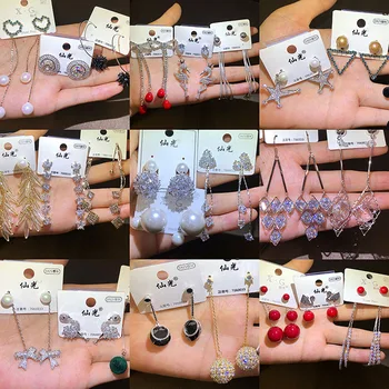 30 Pairs/lot top quality fashion women earring lot wholesale luxury zircon women wedding earring jewelry lot 201105-146
30 Pairs/lot top quality fashion women earring lot wholesale luxury zircon women wedding earring jewelry lot 201105-146