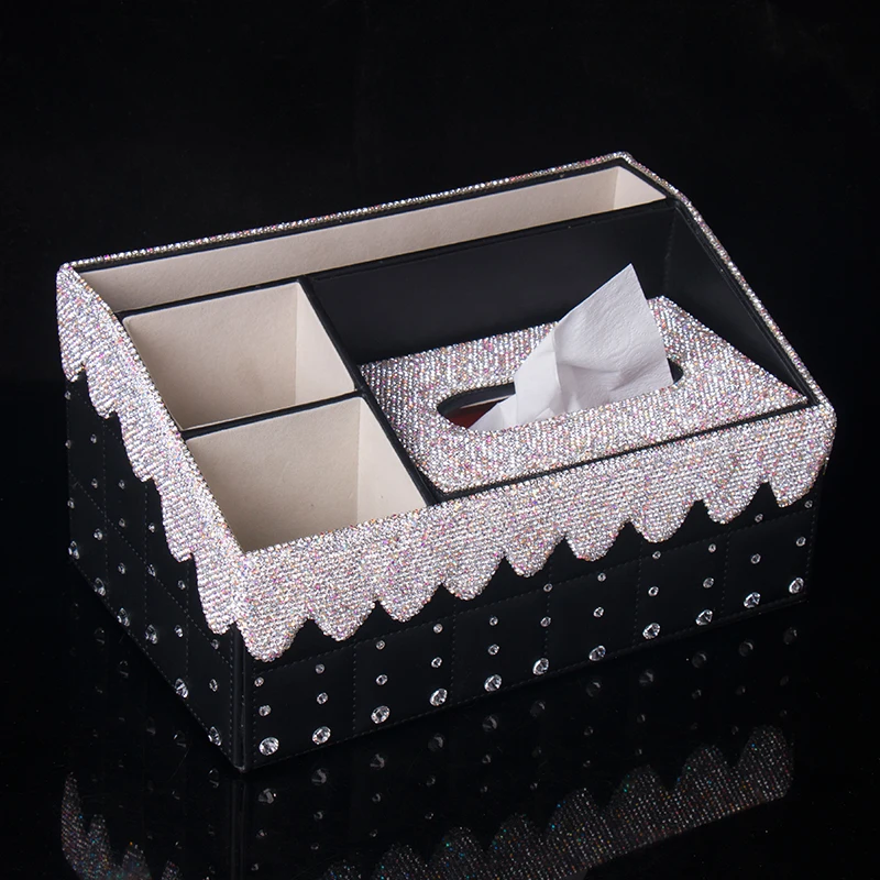 Office Desktop Storage Box Leather Crystal Tissue Box Pen Holder Sundries Remote Control Holder Office Decorative Supplies
Office Desktop Storage Box Leather Crystal Tissue Box Pen Holder Sundries Remote Control Holder Office Decorative Supplies