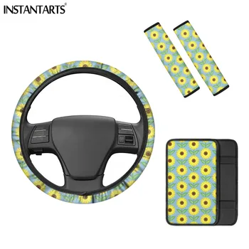 INSTANTARTS Sunflower Pattern Steering Wheel Cover Sugar Skull Washable Anti-Slip Car Armrest Case Cover Smooth Protection Gifts
INSTANTARTS Sunflower Pattern Steering Wheel Cover Sugar Skull Washable Anti-Slip Car Armrest Case Cover Smooth Protection Gifts