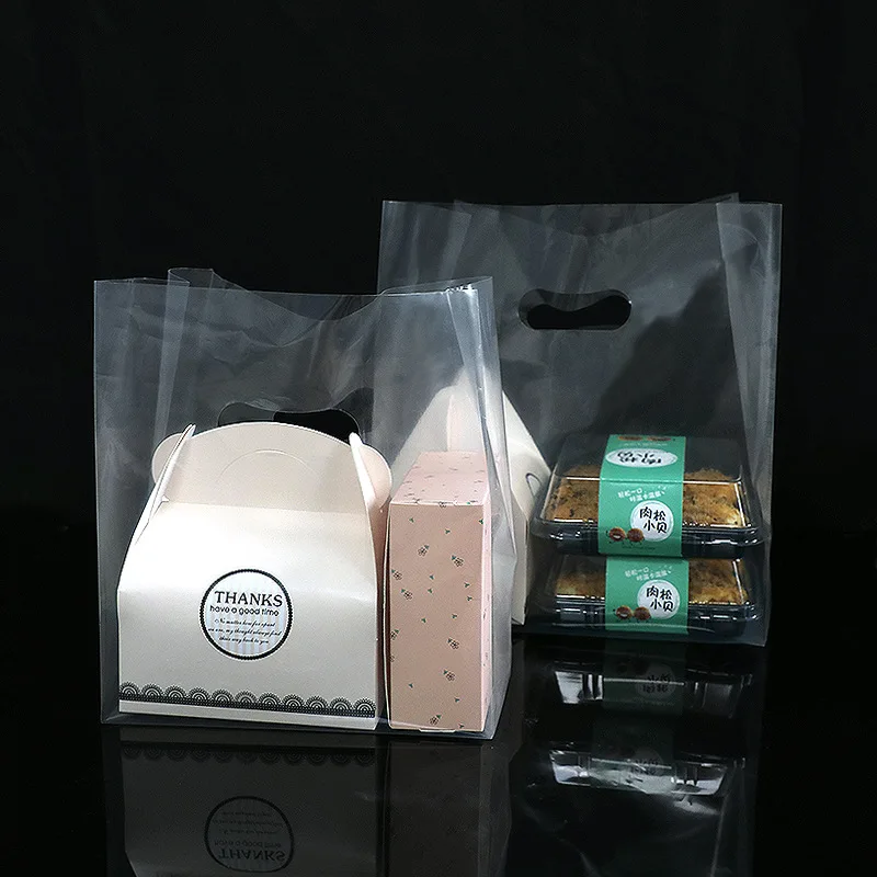 Take-out Bag Transparent Plastic Bag Take Away Package See Through Poly Bag
Take-out Bag Transparent Plastic Bag Take Away Package See Through Poly Bag