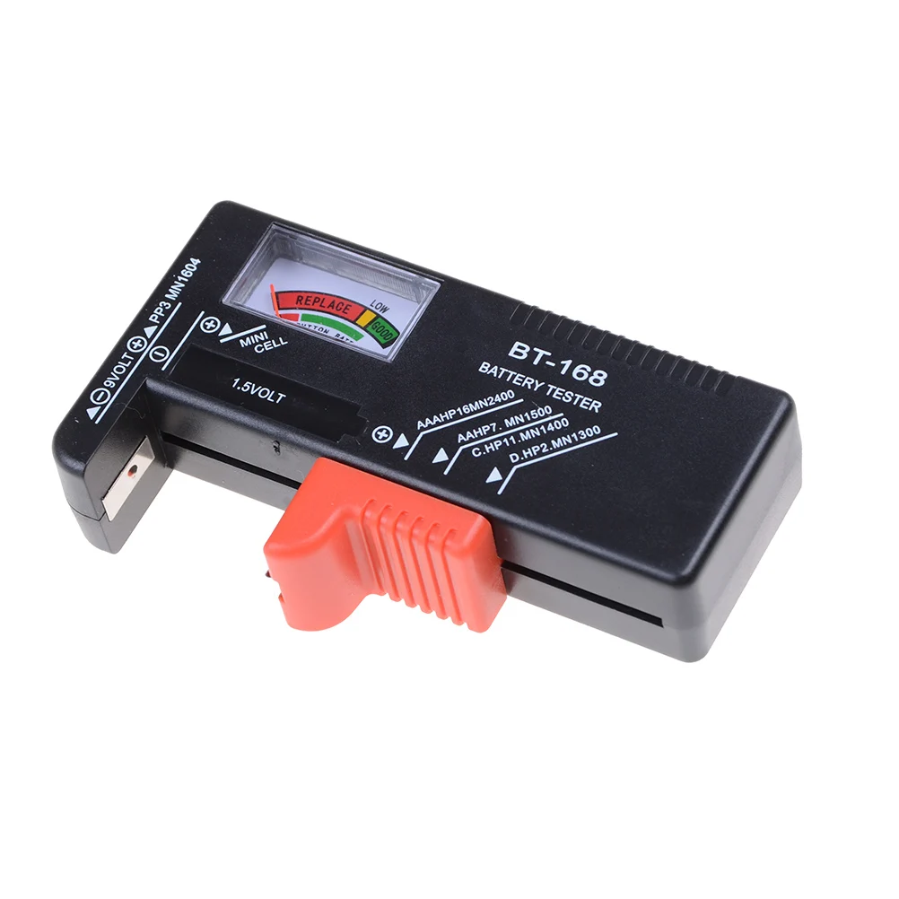 Charge Indicator Voltage Meter Tools BT168 Battery Tester Pointer Battery Capacity Tester Digital Battery Tester Volt Checker
Charge Indicator Voltage Meter Tools BT168 Battery Tester Pointer Battery Capacity Tester Digital Battery Tester Volt Checker