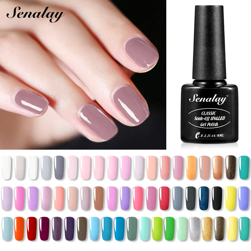 SENALAY Gel Polish Set All For Manicure Semi Permanent Vernis top coat UV LED Gel Varnish Soak Off Nail Art Gel Nail Polish
SENALAY Gel Polish Set All For Manicure Semi Permanent Vernis top coat UV LED Gel Varnish Soak Off Nail Art Gel Nail Polish