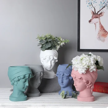 Nordic Arts Cute British Girl Flower Vase Ceramic Arts Head Portraits FlowerPot Home Living Room Modern Decorative R3996
Nordic Arts Cute British Girl Flower Vase Ceramic Arts Head Portraits FlowerPot Home Living Room Modern Decorative R3996
