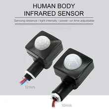 High Quality Automatic 12MM AC 85-265V Security PIR Infrared Motion Sensor Detector Wall LED Light Outdoor 180 Degrees
High Quality Automatic 12MM AC 85-265V Security PIR Infrared Motion Sensor Detector Wall LED Light Outdoor 180 Degrees