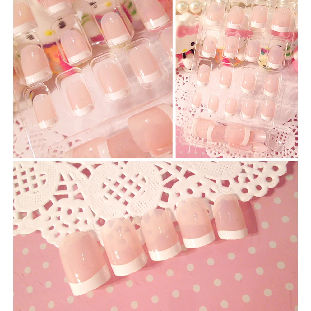 24PCS False Nail Tips Cute Elegant Pattern Fake Nail UV GEL Polish Finished False Nail Manicure Care Full Cover Nail Art
24PCS False Nail Tips Cute Elegant Pattern Fake Nail UV GEL Polish Finished False Nail Manicure Care Full Cover Nail Art