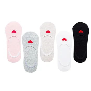 Summer Shallow Mouth Boat Socks Ladies Fashion Version Of The Non-slip Love Invisible Socks Woman 5pairs/lot =10pieces 
Summer Shallow Mouth Boat Socks Ladies Fashion Version Of The Non-slip Love Invisible Socks Woman 5pairs/lot =10pieces