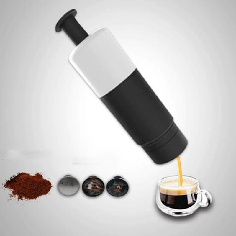 Mini Hand Pressure Portable Capsules Coffee Machine Cooking Cup Manual 21 Bar Italian Espresso Maker Extraction Pot
Mini Hand Pressure Portable Capsules Coffee Machine Cooking Cup Manual 21 Bar Italian Espresso Maker Extraction Pot