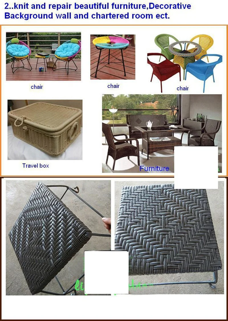 Black weaving material plastic