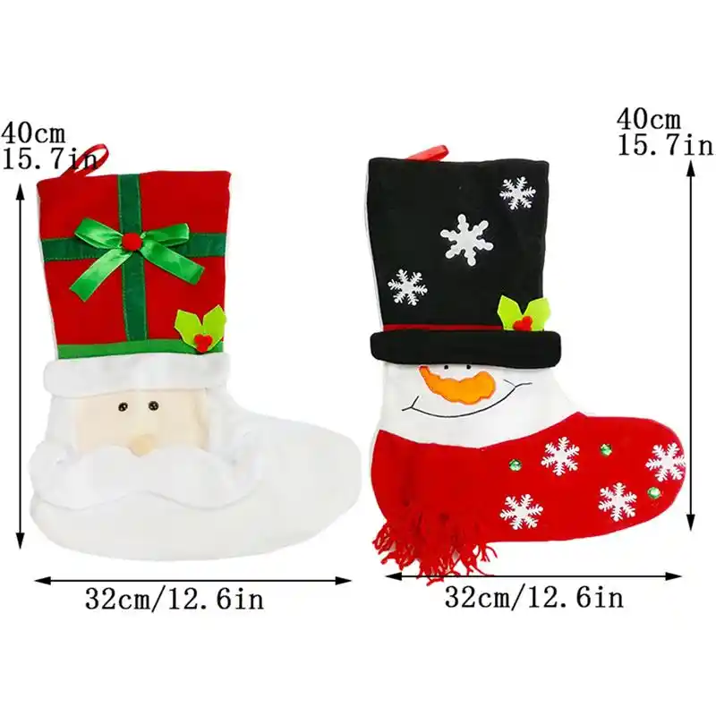 cartoon christmas gift stockings gift bag christmas decorations