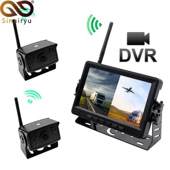 7 Inch HD AHD Digital 2CH 4CH DVR Recorder Video Monitor With Wireless Front Rear View Camera For Truck/Trailer/Bus/RV/Pickups
7 Inch HD AHD Digital 2CH 4CH DVR Recorder Video Monitor With Wireless Front Rear View Camera For Truck/Trailer/Bus/RV/Pickups