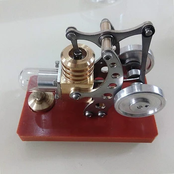 1pcs Metal Balance Type Stirling Engine Model Kit Scientific Experiment Engine Model With Wooden Base New 2020
1pcs Metal Balance Type Stirling Engine Model Kit Scientific Experiment Engine Model With Wooden Base New 2020