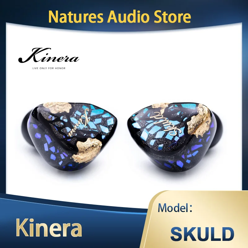 

Kinera SKULD HIFI Earphone 3BA Knowles + 2BA Kinera Customize Drivers Headphone with Detachable 2pin Cable