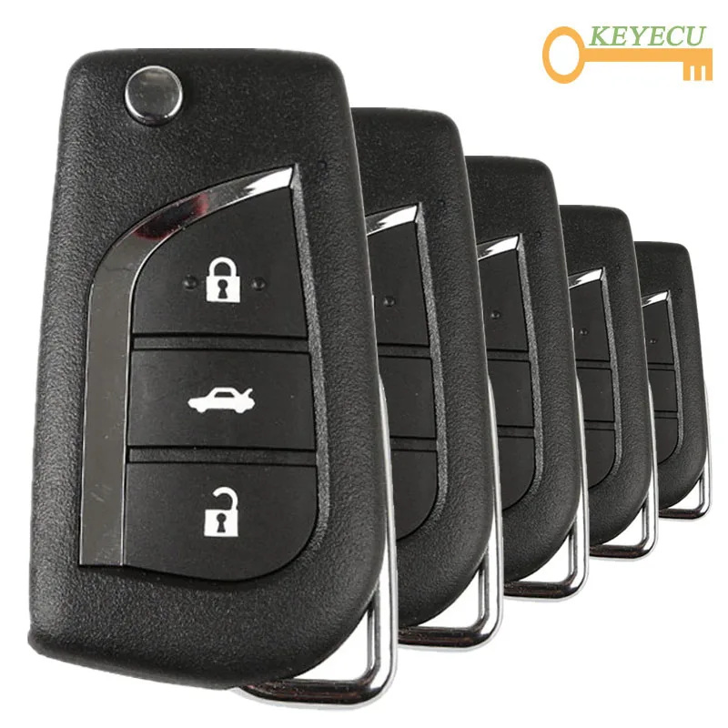 KEYECU 5 PCS/Lot, XHORSE English Version X008 for Toyota Style Wire Universal Remote Key - 3 Buttons - for VVDI Key Tool, VVDI2
KEYECU 5 PCS/Lot, XHORSE English Version X008 for Toyota Style Wire Universal Remote Key - 3 Buttons - for VVDI Key Tool, VVDI2