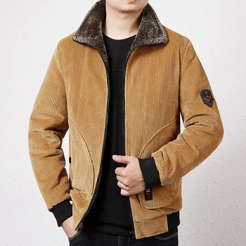 Autumn Winter Streetwear Warm Corduroy Jackets Mens Clothes Fashion Solid Color Fleece Cotton Jacket Men Outwear Plus Size M-4XL
Autumn Winter Streetwear Warm Corduroy Jackets Mens Clothes Fashion Solid Color Fleece Cotton Jacket Men Outwear Plus Size M-4XL