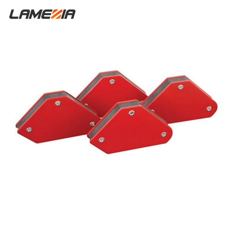 LAMEZIA 4pcs/set Electric Welding Magnet Square Holder Arrow Clamp 45/90/135 Degrees 9LB Magnetic Chuck Power Tool Parts
LAMEZIA 4pcs/set Electric Welding Magnet Square Holder Arrow Clamp 45/90/135 Degrees 9LB Magnetic Chuck Power Tool Parts