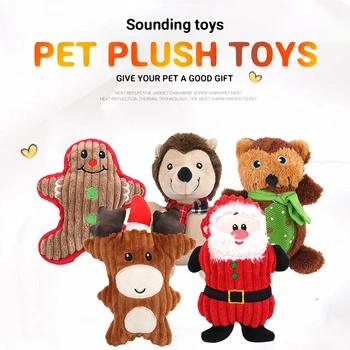 Pets Dogs Chew Toys Puppy Cute Cartoon Sound Toy Christmas Molar Plush Doll For Pet Dog Cats Dog Squeak Toys Dog Training Toys
Pets Dogs Chew Toys Puppy Cute Cartoon Sound Toy Christmas Molar Plush Doll For Pet Dog Cats Dog Squeak Toys Dog Training Toys
