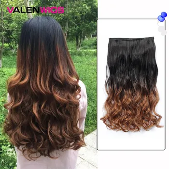 Valenwigs 22'' Long Wavy Style Clip In On One Piece Hair Ombre Natural Color For Women 5 Clips In One Piece Synthetic Hairpiece
Valenwigs 22'' Long Wavy Style Clip In On One Piece Hair Ombre Natural Color For Women 5 Clips In One Piece Synthetic Hairpiece
