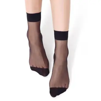 10pair Crystal Transparent Silk Socks Female Summer Sock Sexy Thin Elastic Womens Socks Short Black Skin Color Ankle Socks
10pair Crystal Transparent Silk Socks Female Summer Sock Sexy Thin Elastic Womens Socks Short Black Skin Color Ankle Socks