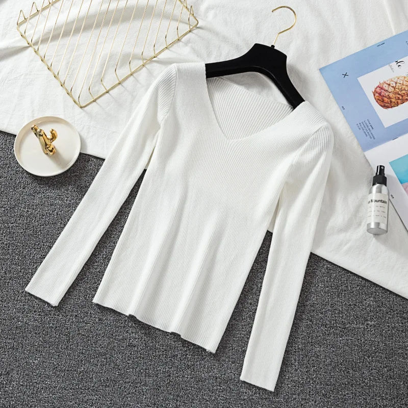 10 Candy Colors Fall Sweater Women Solid Color V-Neck Soft Loose Pullover Sweaters Knit Tops
10 Candy Colors Fall Sweater Women Solid Color V-Neck Soft Loose Pullover Sweaters Knit Tops