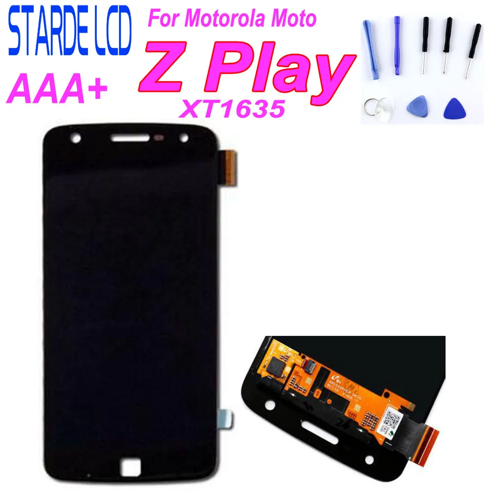 STARDE Replacement LCD For Motorola Moto Z Play XT1635 LCD Display Touch Screen Digitizer Assembly 100% Test Well with Free Tool
STARDE Replacement LCD For Motorola Moto Z Play XT1635 LCD Display Touch Screen Digitizer Assembly 100% Test Well with Free Tool
