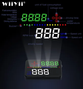 3.5Inch A300 HUD OBD2 Digital Speedometer Car Head Up Display Windshield Speed Projector Water temp Overspeed Alarm car
3.5Inch A300 HUD OBD2 Digital Speedometer Car Head Up Display Windshield Speed Projector Water temp Overspeed Alarm car