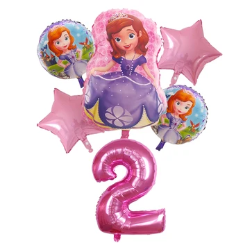 6pcs Sophia Princess Foil Balloons 30 inch Pink Number Balloon Happy Birthday Party Decoration Girl Children's Toy Baby Shower
6pcs Sophia Princess Foil Balloons 30 inch Pink Number Balloon Happy Birthday Party Decoration Girl Children's Toy Baby Shower