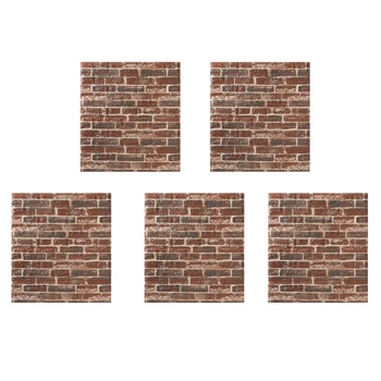 SZS Hot 5Pcs Antique Brick Pattern 3D Wall Stickers Are Used for Living Room, TV Background, Bedroom and Other Decoration 
SZS Hot 5Pcs Antique Brick Pattern 3D Wall Stickers Are Used for Living Room, TV Background, Bedroom and Other Decoration