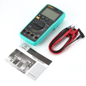 18B Digital Multimeter Tester True RMS AC/DC Volt Amp Ohm Capacitance Frequency Diode LED Test Meter 5999 Counts Backlight
18B Digital Multimeter Tester True RMS AC/DC Volt Amp Ohm Capacitance Frequency Diode LED Test Meter 5999 Counts Backlight