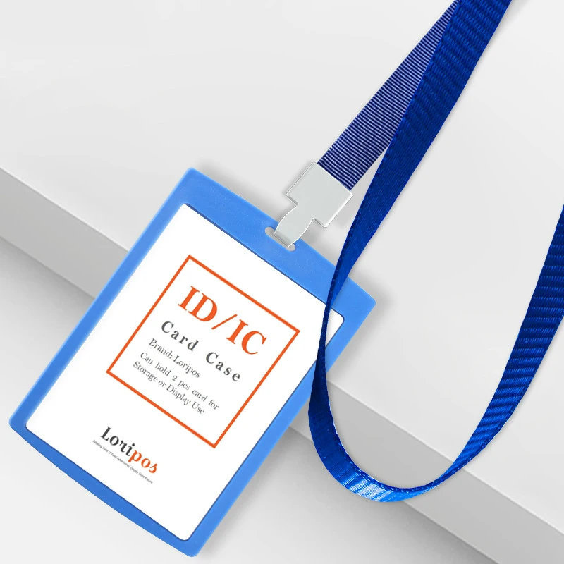 Work Card Holders With Rope student plastic Card Holder Employee Name ID Card Cover Metal Work Certificate Identity Badge
Work Card Holders With Rope student plastic Card Holder Employee Name ID Card Cover Metal Work Certificate Identity Badge