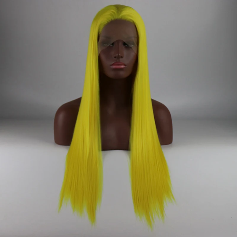 Colored 13×4 Lace Front Hair Synthetic For Women Light Yellow Lace Front Wigs Colorful Yellow Baby Hair
Colored 13×4 Lace Front Hair Synthetic For Women Light Yellow Lace Front Wigs Colorful Yellow Baby Hair