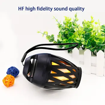 Atmosphere Flickers LED Flame HiFi Stereo Mini Music Bluetooth Speaker Wireless Portable Camping Indoor Outdoor USB Rechargeable 
Atmosphere Flickers LED Flame HiFi Stereo Mini Music Bluetooth Speaker Wireless Portable Camping Indoor Outdoor USB Rechargeable