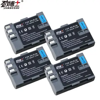 4Pcs 1800mAh EN-EL3e EN EL3e ENEL3e Batteries for Nikon D30 D50 D70 D70S D90 D80 D100 D200 D300 D300S D700 Digital Camera
4Pcs 1800mAh EN-EL3e EN EL3e ENEL3e Batteries for Nikon D30 D50 D70 D70S D90 D80 D100 D200 D300 D300S D700 Digital Camera