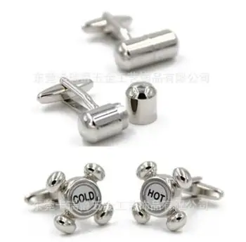 10pairs/lot Creative Openable Pillbox Pill Box Cufflinks Pill Capsule Tube COLD HOT Water Tap Cuff Links Cufflink Men Jewelry
10pairs/lot Creative Openable Pillbox Pill Box Cufflinks Pill Capsule Tube COLD HOT Water Tap Cuff Links Cufflink Men Jewelry