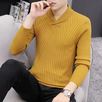 2019 Autumn Winter Men's Turtleneck Sweater Male Slim Fit Solid Color Pullovers Sweaters High Street Knitted Pullover Tops 3XL
2019 Autumn Winter Men's Turtleneck Sweater Male Slim Fit Solid Color Pullovers Sweaters High Street Knitted Pullover Tops 3XL
