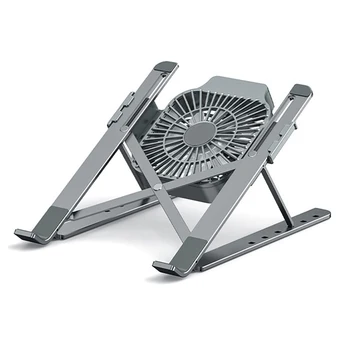Laptop Stand With Cooling Fan Portable Foldable Stand Adjustable Aluminum Alloy Notebook Holder For MacBook
Laptop Stand With Cooling Fan Portable Foldable Stand Adjustable Aluminum Alloy Notebook Holder For MacBook