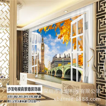 Outbound Beautiful Scenery Seamless Mural Big Ben Large 3D Scenery outside the Window TV Backdrop
Outbound Beautiful Scenery Seamless Mural Big Ben Large 3D Scenery outside the Window TV Backdrop