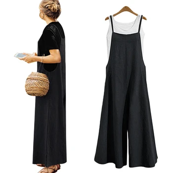 1PC Womens Ladies Casual Linen Jumpsuit Dungarees Playsuit Trousers Overalls Rompers Ladies Fashion Clothes Plus Size S-3XL
1PC Womens Ladies Casual Linen Jumpsuit Dungarees Playsuit Trousers Overalls Rompers Ladies Fashion Clothes Plus Size S-3XL