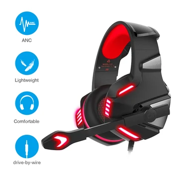 Light Over-ear Headphones Gaming Calling Wired Gamer Headset with Microphone for Computer Tablets Smartphone
Light Over-ear Headphones Gaming Calling Wired Gamer Headset with Microphone for Computer Tablets Smartphone