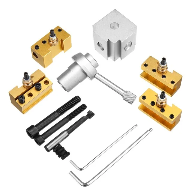Quick Change Post Holder Kit Set Tool Holder Boring Bar Turning Tool Holder For Cnc Mini Lathe
Quick Change Post Holder Kit Set Tool Holder Boring Bar Turning Tool Holder For Cnc Mini Lathe