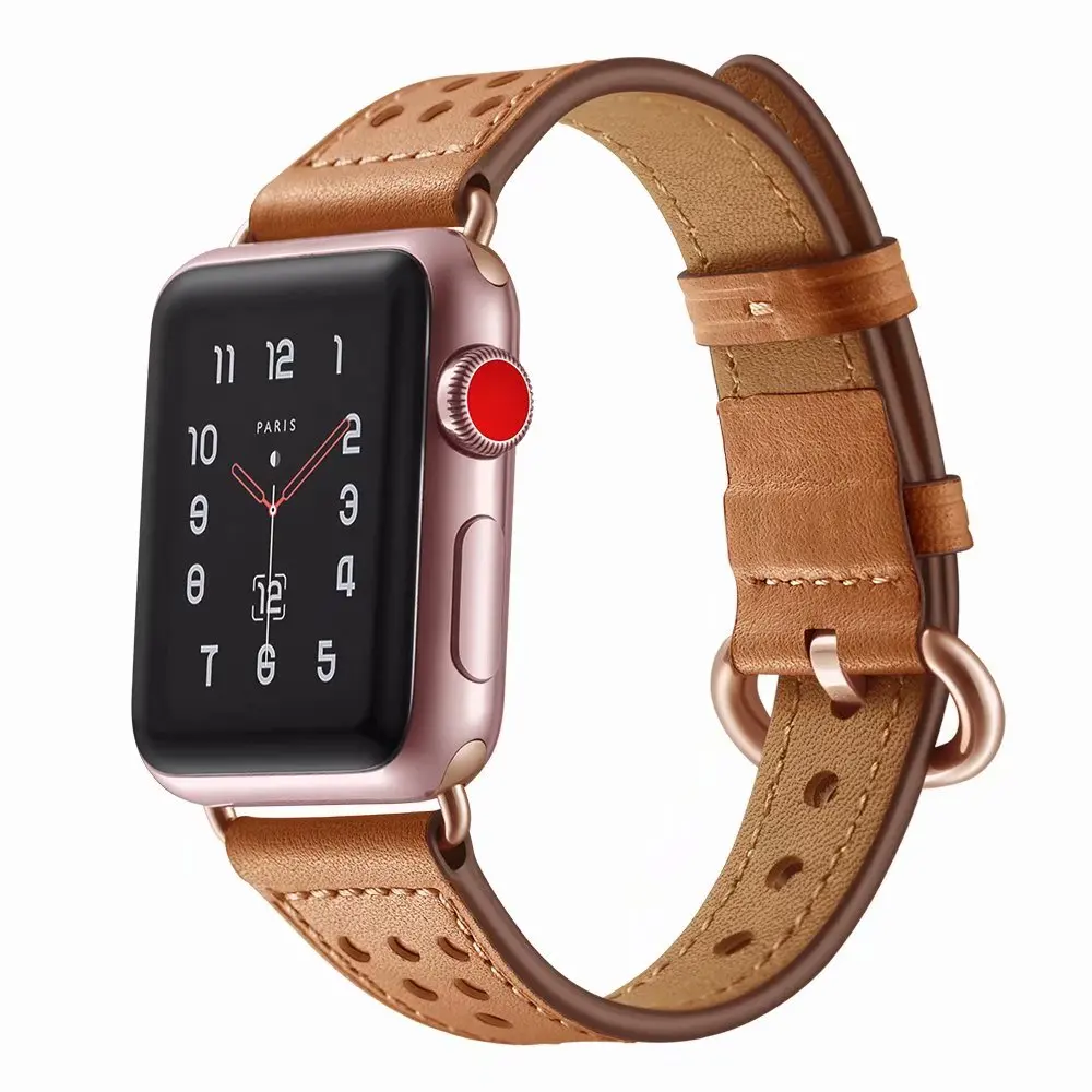 Durable band For Apple Watch Genuine leather loop 38mm 40mm buckle bracelet Strap for iWatch Series 4 3 2 1 watchbandseries 5
Durable band For Apple Watch Genuine leather loop 38mm 40mm buckle bracelet Strap for iWatch Series 4 3 2 1 watchbandseries 5