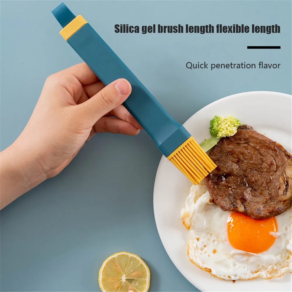 Silicone Pastry Brush High Temperature Baking Barbecue Brush Baking Pastry Tool BBQ Basting Silicone Oil Brush Kitchen Cooking
Silicone Pastry Brush High Temperature Baking Barbecue Brush Baking Pastry Tool BBQ Basting Silicone Oil Brush Kitchen Cooking