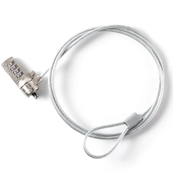 Notebook Laptop Combination Lock Security Cable - 4 Digital Password Protections Security Cable Lock for Laptops and Projectors
Notebook Laptop Combination Lock Security Cable - 4 Digital Password Protections Security Cable Lock for Laptops and Projectors
